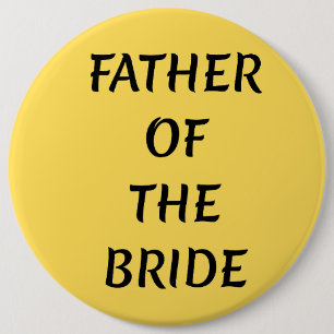 Father of the Bride 6 Cm Round Badge