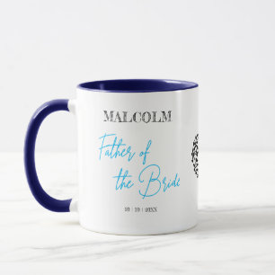 Father of the Bride Birds in a heart shape Mug