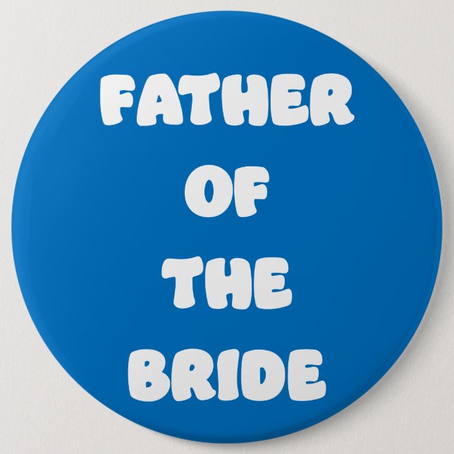 Father of the Bride Button (Front)