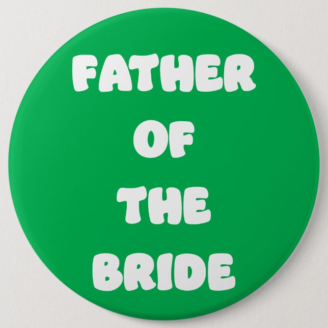 Father of the Bride Button (Front)