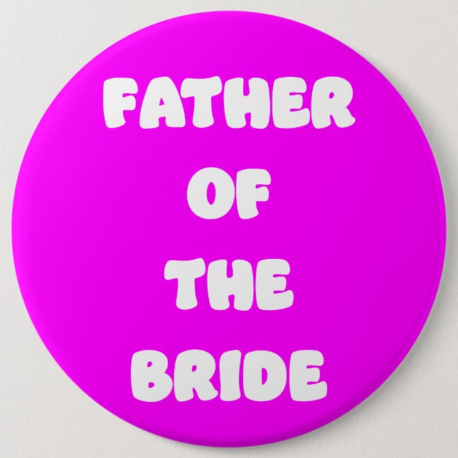 Father of the Bride Button (Front)
