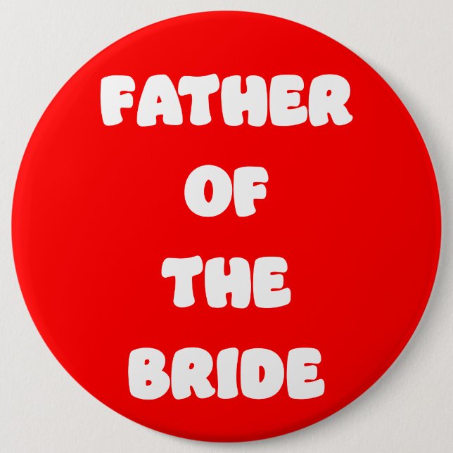 Father of the Bride Button (Front)
