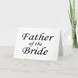 Father of the Bride Card