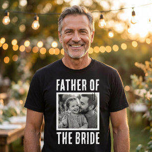 Father of the Bride Custom Photo T-Shirt