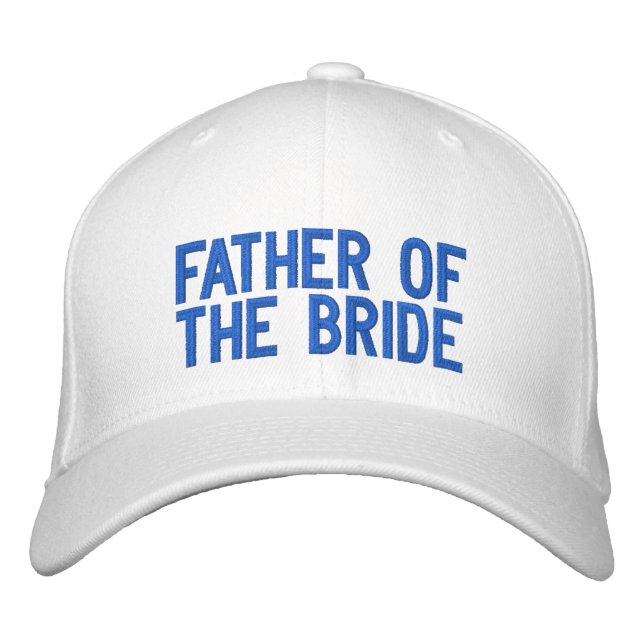 Father of the Bride Embroidered Hat (Front)
