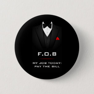 Father of the Bride Funny Customisable 6 Cm Round Badge