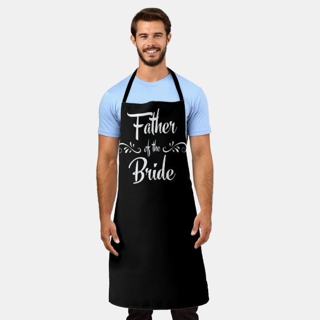 Father of the Bride Funny Wedding Dinner Chef Apron (Worn)