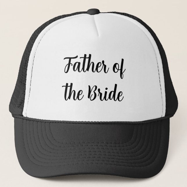 Father of the Bride Gifts Trucker Hat (Front)