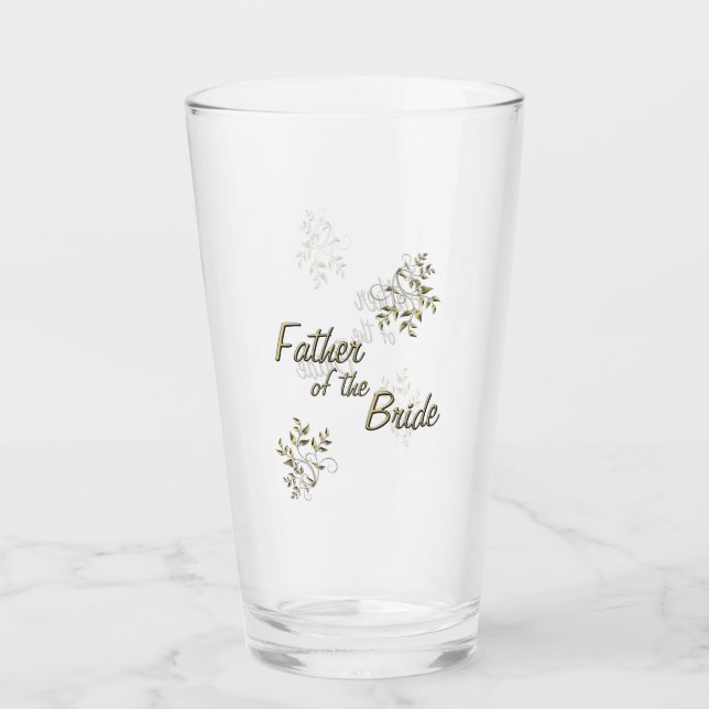 Father of the Bride Glass (Front)