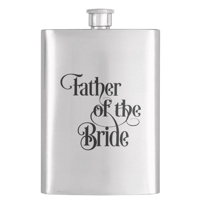 Father of the Bride Hip Flask (Front)