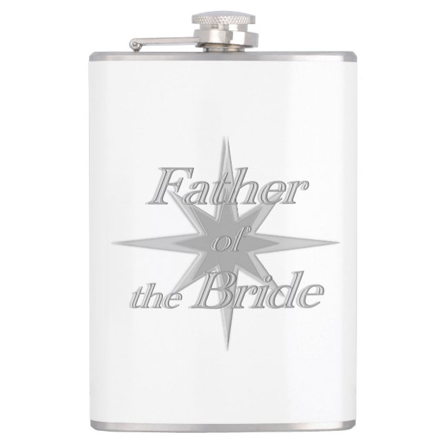 Father of the Bride Hip Flask (Front)