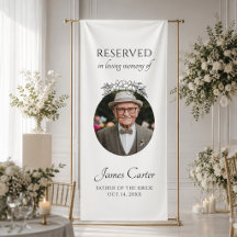 Father Of The Bride In Loving Memory Wedding