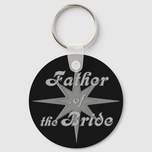 Father of the Bride Key Chain (Front)