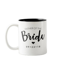 Father of the Bride Mug Personalise Your Date
