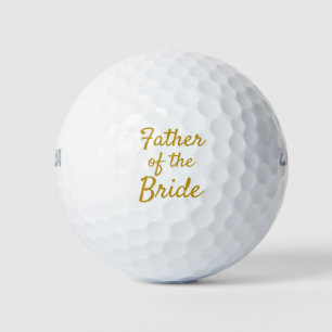 Father of the Bride Souvenir Golf Balls