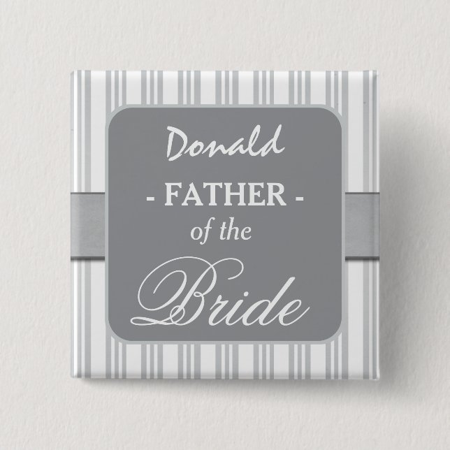 FATHER OF THE BRIDE Trendy Pin Stripe Pattern A08 (Front)