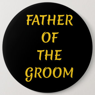 Father of the Groom 6 Cm Round Badge