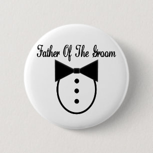 Father of the Groom 6 Cm Round Badge