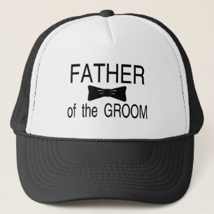 Father Of The Groom Bowtie Trucker Hat