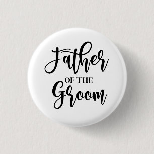Father of the Groom Button