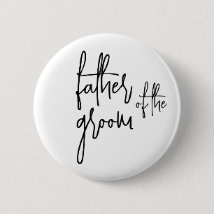 Father of the groom Button