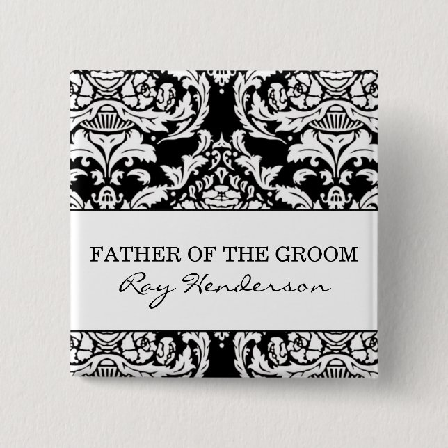 Father of the Groom Button (Front)