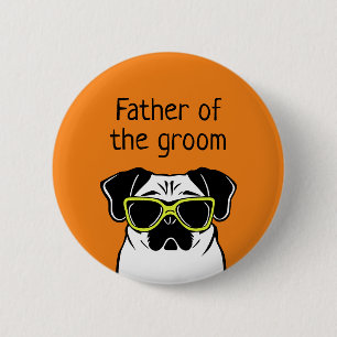 Father of the groom button