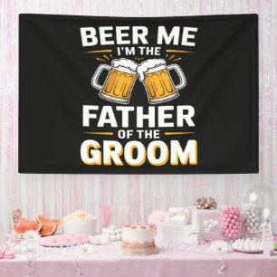Father of The Groom Drinking Team Banner