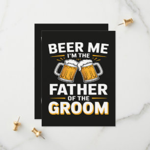 Father of The Groom Drinking Team Save The Date
