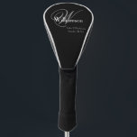 Father Of The Groom Gift Elegant Monogram Modern  Golf Head Cover<br><div class="desc">Wedding Party Gifts Father Of The Groom Gift Elegant Monogram Modern Golf Head Cover. Click personalise this template to customise it with the monogram last name Initial, the first name, and the wedding date quickly and easily. Father Of The Groom Gift Elegant Monogram Modern Golf Head Cover, is part of...</div>