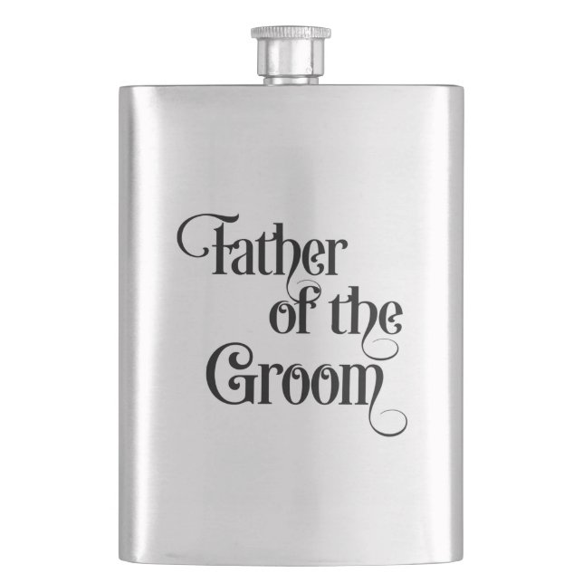 Father of the Groom Hip Flask (Front)