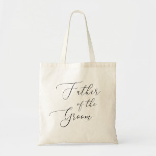 Father of the groom. Minimalist elegant wedding Tote Bag