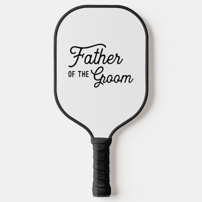 Father of the Groom Personalised  Pickleball Paddle (Front)