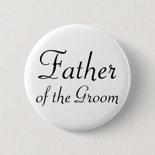 Father of the Groom Pinback Button