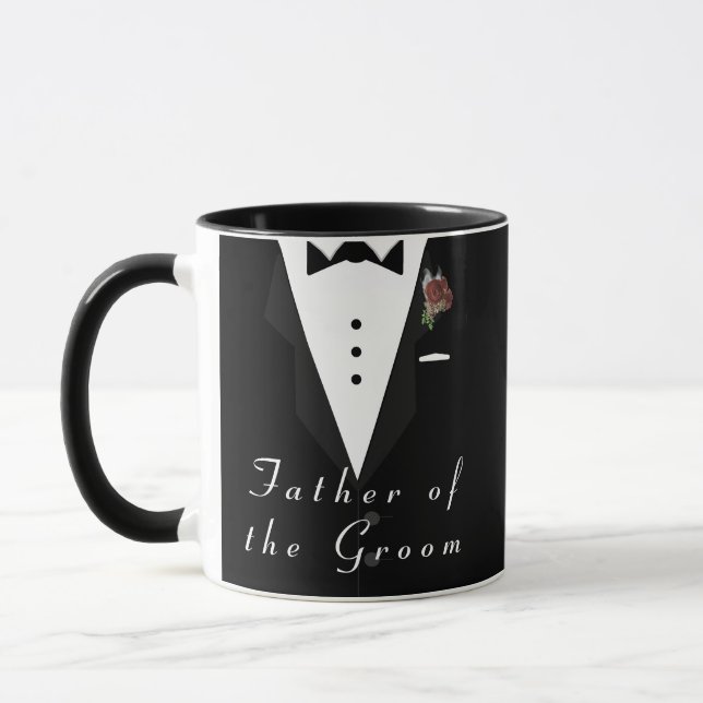 Father of the Groom Tuxedo Mug (Left)