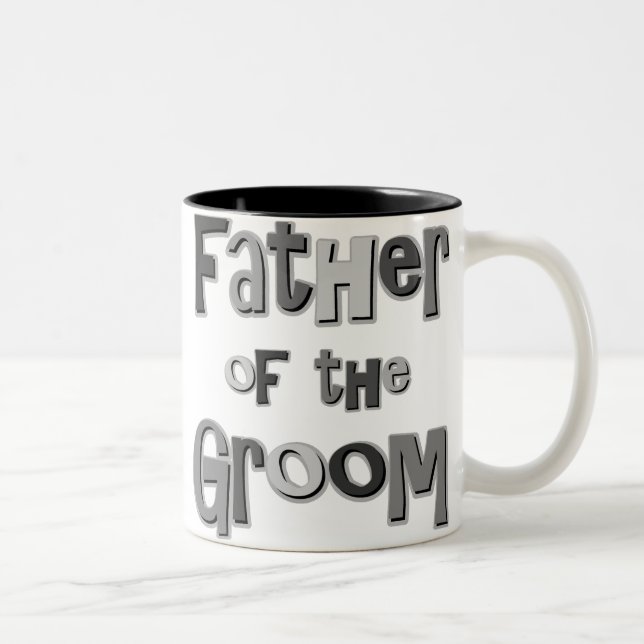 Father of the Groom  Two-Tone Coffee Mug (Right)