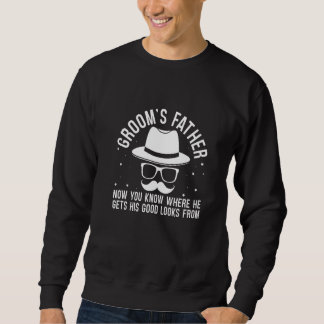 Father Of The Groom Wedding Bachelor Party Premium Sweatshirt