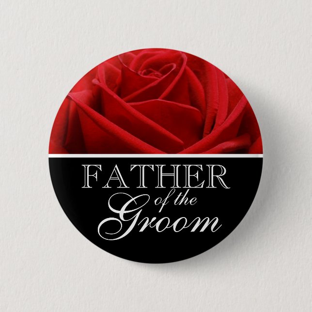 Father Of The Groom Wedding Designation Pins (Front)