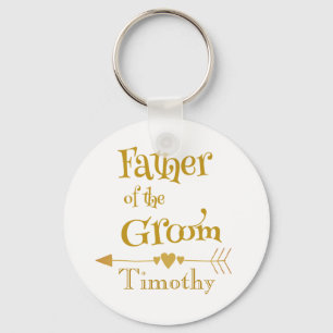 Father of the Groom Wedding Favour Gift Key Ring