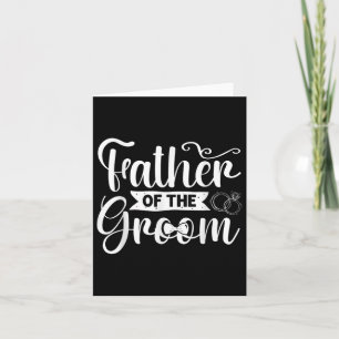 Father Of The Groom Wedding Groomsmen Bachelor Par Card