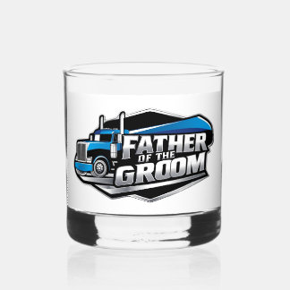 Father of the Groom Whiskey Glass