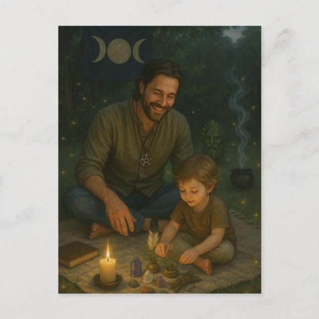 Father of the Grove Postcard (Front)