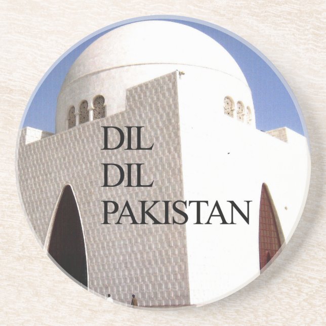 Father of the Nation: Mazar-e-Quaid Coaster (Front)