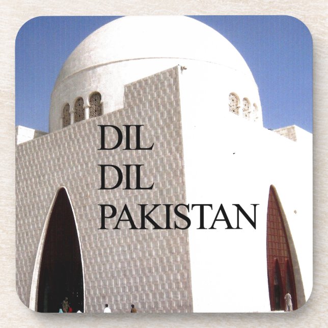 Father of the Nation: Mazar-e-Quaid Coaster (Front)
