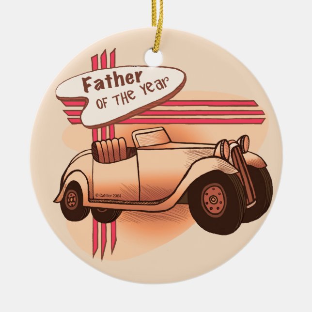Father of the Year   ornament (Front)