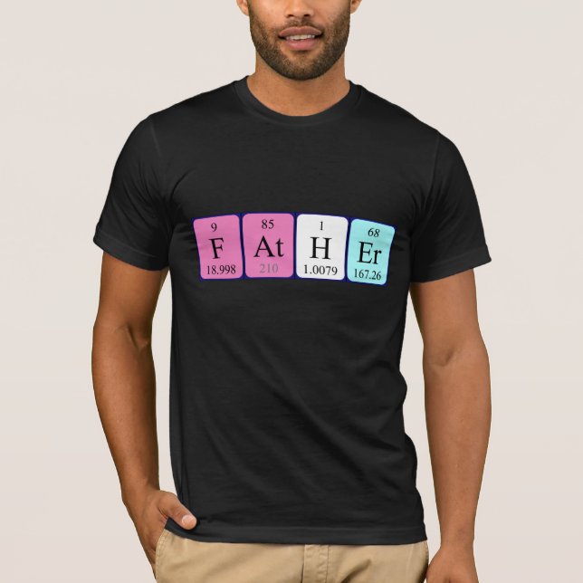 Father periodic table name shirt (Front)
