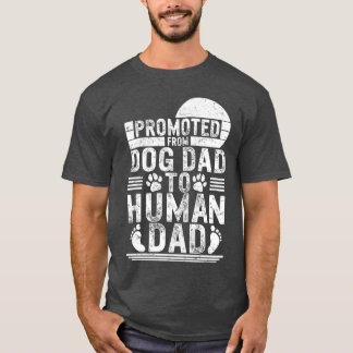 Father Promotedo Dog Dado Human Dad vintage T-Shirt