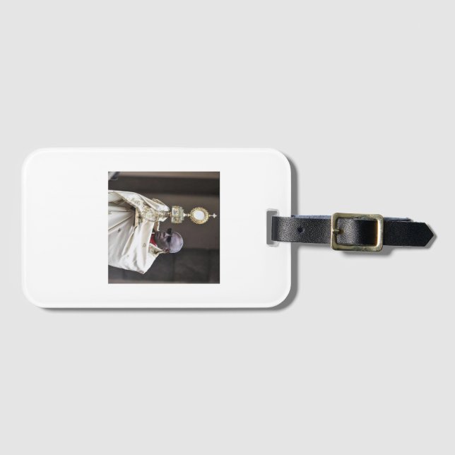 Father Robert Sarah Luggage Tag (Front Horizontal)