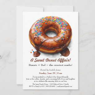 Father’s Day Brunch Invitation – Donut Party