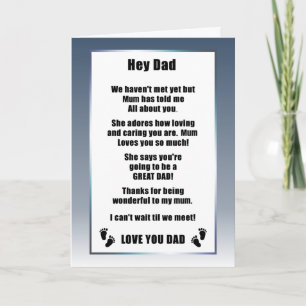 Father’s Day Card for Expectant Dad from Mum